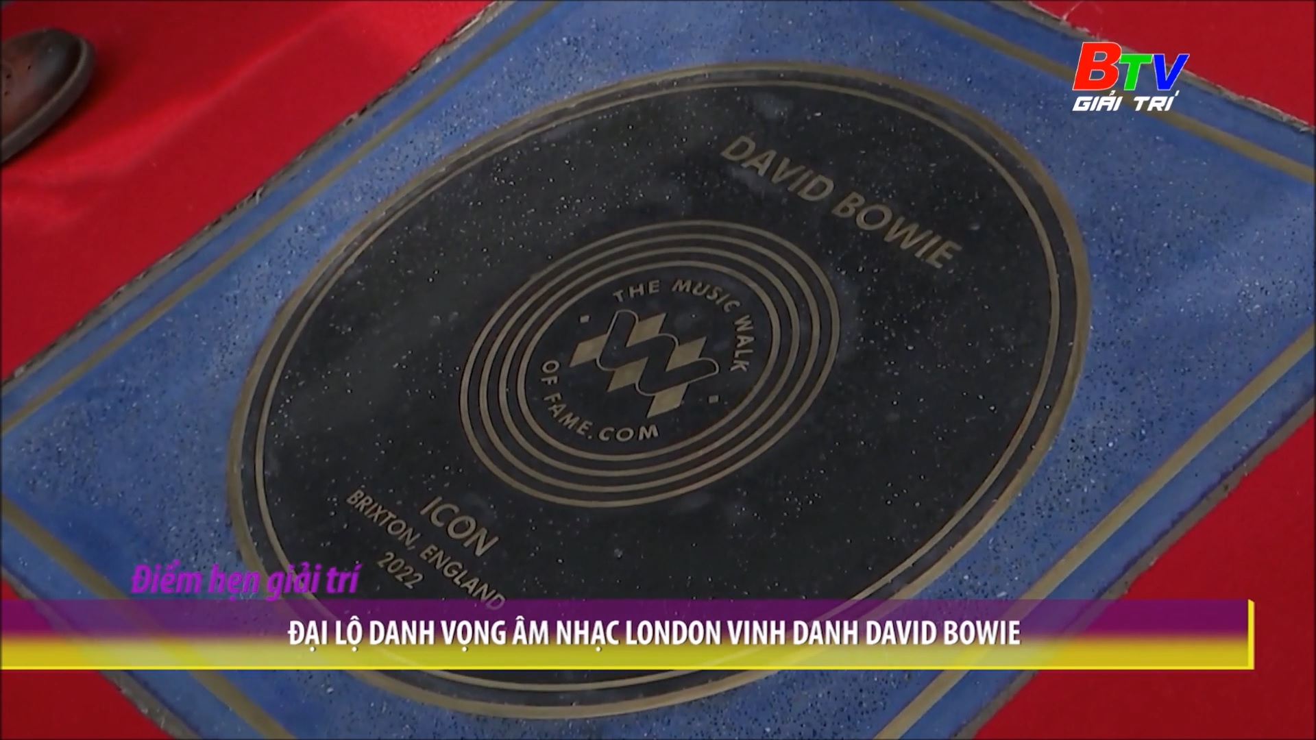 Đại lộ danh vọng âm nhạc London vinh danh David Bowie